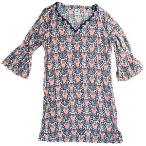 Disney Riviera Resort RR Hidden Mickey Mouse Tunic Dress Size XL Pink Blue